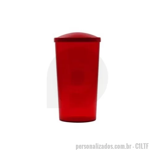 Copo personalizado - Copo personalizado é o brinde personalizado que irá fazer sucesso, com super tamanho de 1 litro e tampa para coquetel, dá para fazer todo tipo de bebidas com esse lindo presente.