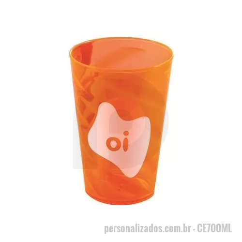 Copo personalizado - Copo personalizado em formato espiralado e em tamanho superior ao mais solicitado é o brinde personalizado que fará enorme sucesso na sua festa.