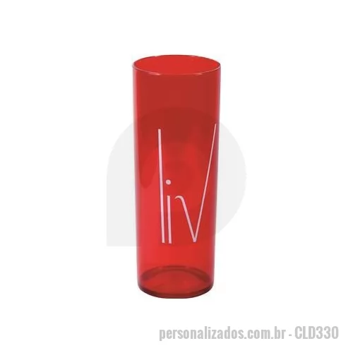 Copo personalizado - Copo personalizado no modelo mais solicitado do mundo é o brinde personalizado que fará sucesso nas baladas servidos em combos com a marca da casa em destaque.