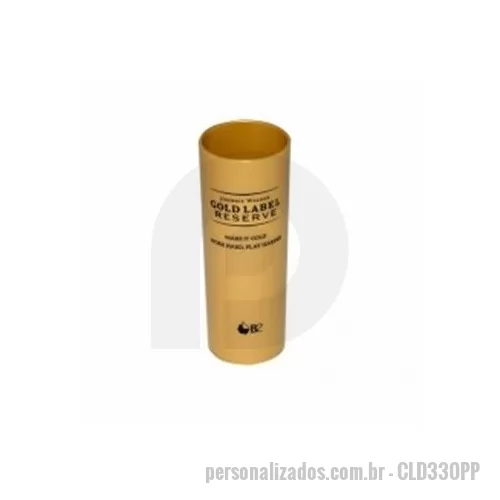 Copo personalizado - Copo personalizado no formato mais solicitado long drink e em PP o que faz deste lindo brinde personalizado o copo ideal para servir bebidas em eventos de muito público pois não quebram.