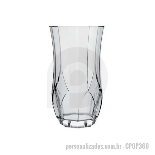Copo personalizado - Copo de vidro personalizado é um brinde personalizado indicado para divulgar a sua marca em um copo para drinks. Ideal para bares e restaurantes.