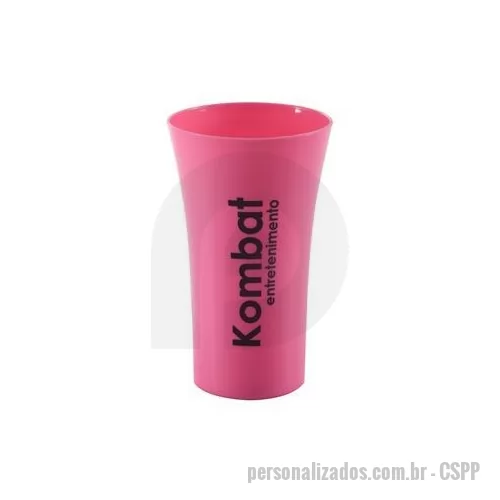 Copo personalizado - Copo personalizado no modelo mais procurado porém com uma novidade, modelo space com a boca larga faz com que esse copo long drink seja especial por caber gelo e ser de fácil limpeza.