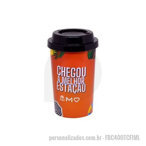 Copo personalizado - Copo in mold label personalizado se tornou um dos copos mais procurados entre nossos brindes personalizados devido a sua gravação sem limite de cores.