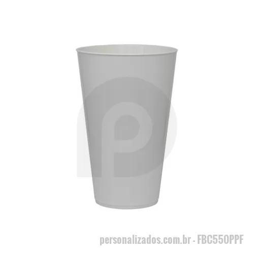 Copo personalizado - Copo personalizado confeccionado em PP mais fino, tornando esse brinde personalizado mais agradável de utilizar e com excelente custo.