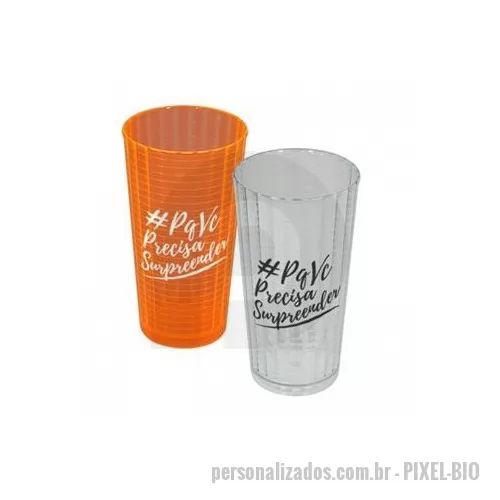 Copo personalizado - Copo personalizado em formato exclusivo da nossa empresa é o brinde personalizado que vai fazer sucesso nos seus eventos com a sua marca aplicada.