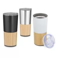 Copo Térmico Revestido em Bambu Personalizado