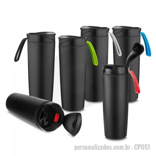 Copo Plástico personalizado - Copo Plástico 500ml antiqueda Personalizado