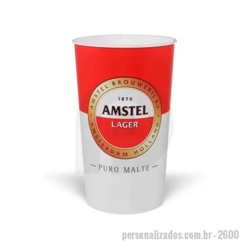 Copo Plástico personalizado - Copo Promocional In Mold Label 600ml impressão em cromia área total, resistente, durável, fabricado em plástico premium polipropileno - PP, atóxico. Label sintético em BOPP, à prova d'água, ecologicamente correto.