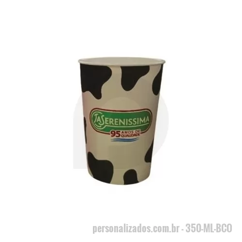 Copo Plástico personalizado - copo plástico pp 350 ml mold label