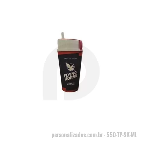 Copo Plástico personalizado - copo 550 ml com tampa porta snacks mold label