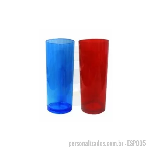 Copo Plástico personalizado - Long Drink