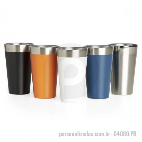 Copo térmico personalizado - COPO TÉRMICO DE INOX 473 ML