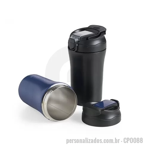 Copo térmico personalizado - Copo Térmico com Canudo Multifuncional