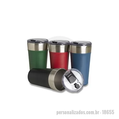 Copo térmico personalizado - Surpreenda seus clientes com um copo térmico personalizado, o brinde personalizado que nunca sai de moda.