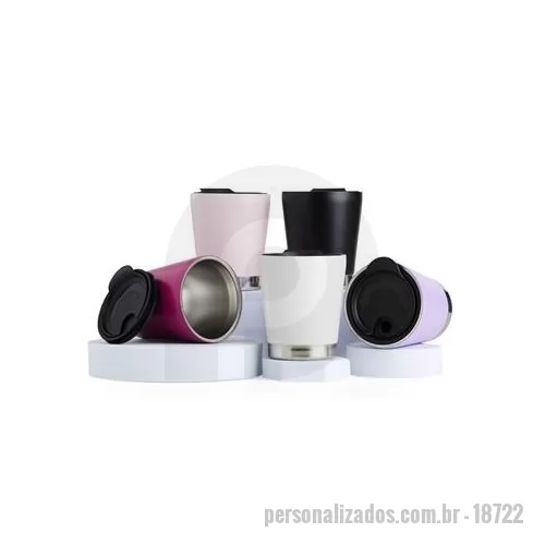 Copo térmico personalizado - Copo parede dupla personalizado é o brinde personalizado do momento.