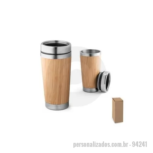 Copo térmico personalizado - Ofereça um brinde personalizado aos seus clientes, como um copo térmico personalizado, e deixe sua marca sempre presente.
