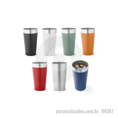 Copo térmico personalizado - Copo térmico personalizado em diversas cores é um brinde personalizado que com sua logomarca vai fazer sucesso!