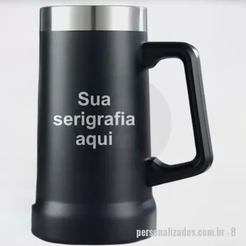 Copo térmico personalizado - Copo Térmico Personalizado 710ml com Alça tipo Caneca, desenvolvido para quem busca praticidade, conforto e estilo. Com excelente capacidade térmica e ampla área para personalização em serigrafia, é uma ótima opção para brindes corporativos, eventos e campanhas promocionais, valorizando sua marca em todos os momentos.