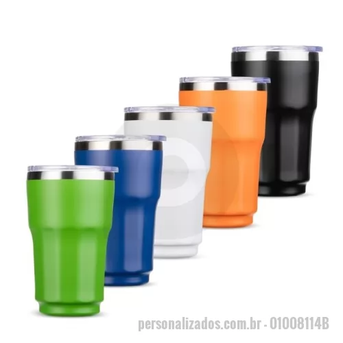 Copo térmico personalizado - Copo térmico com capacidade máxima de 300ml
