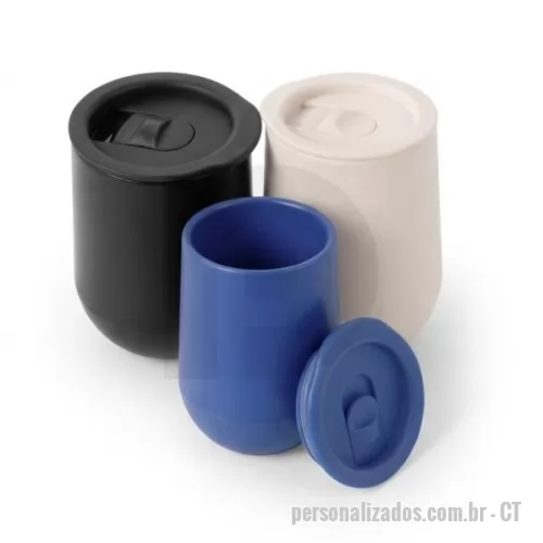 Copo térmico personalizado - Copo Térmico em PP com Tampa e capacidade de 420ml