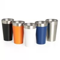 Copo Térmico de Inox 473ml  Descrição: Copo térmico de inox com capacidade para 473ml.  Altura :  14,3 cm  Largura :  8,4cm  Circunferência :  26,5 cm  Medidas aproximadas para gravação (CxL):  12 cm X 6 cm  Peso aproximado (g):  180