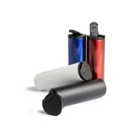 Copo térmico de inox, com capacidade para 500ml. Contém base de EVA antiderrapante, tampa plástica com bocal e trava de segurança. Altura : 21,6 cm Largura : 6,8 cm Circunferência : 21,7 cm Peso aproximado g : 250
