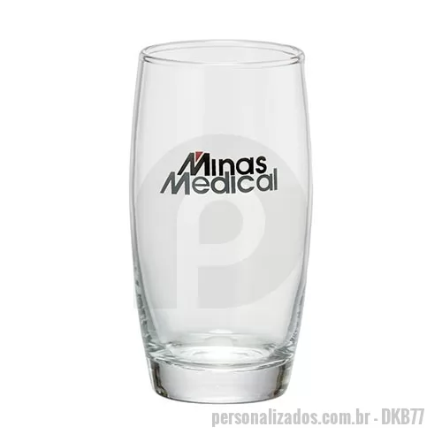 Copo vidro personalizado - Copo Long Drink Oca 410ml