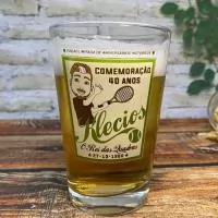 Copo de vidro, para cerveja, Caldereta, 350 ml.