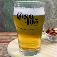 Copo de vidro, para cerveja, Stout, 470 ml.