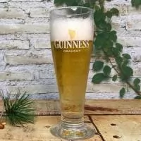 Copo de vidro para cerveja, modelo Tulipa 300 ml.