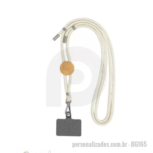 Cordão de Pescoço personalizado - Cordao De Pescoco Para Celular Em Algodao Reciclado