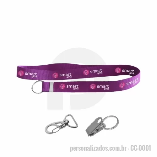 Cordão de Pescoço personalizado - Cordão de Pescoço Personalizado - CC-0001 - CORDÃO PARA CRACHA PERSONALIZADO - 180198 - Cordão de Pescoço