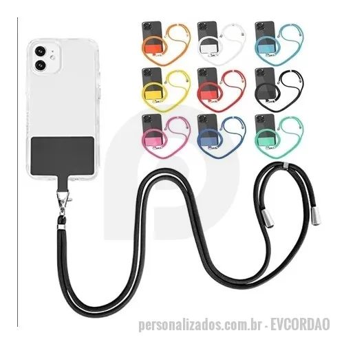 Cordão para celular personalizado - Cordão Salva Celular com Tag Universal Ajustável | Alça de Pescoço para Smartphone | Segurança e Praticidade     DESCRIÇÃO DO PRODUTO  ???? Nunca mais deixe seu celular cair ou esquecer em qualquer lugar!  O Cordão Salva Celular com Tag Universal foi desenvolvido para proporcionar mais segurança, praticidade e conforto no seu dia a dia. Compatível com a maioria dos smartphones e capas, ele permite manter seu aparelho sempre ao alcance das mãos, reduzindo riscos de quedas, furtos e perdas.  Ideal para quem trabalha, viaja, frequenta eventos, shows, feiras, parques, academias ou simplesmente busca mais comodidade durante a rotina.  ? PRINCIPAIS BENEFÍCIOS  ? Mantém o celular sempre acessível  ? Evita quedas acidentais  ? Mais segurança contra furtos e perdas  ? Instalação rápida e sem ferramentas  ? Ajuste confortável para uso no pescoço ou transversal  ? Compatível com praticamente todas as capas fechadas  ? Não interfere no carregamento do aparelho  ? Leve, resistente e confortável par