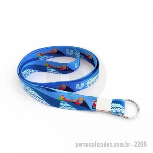 Cordão para crachá personalizado - CORDÃO PARA CRACHÁ PERSONALIZADO