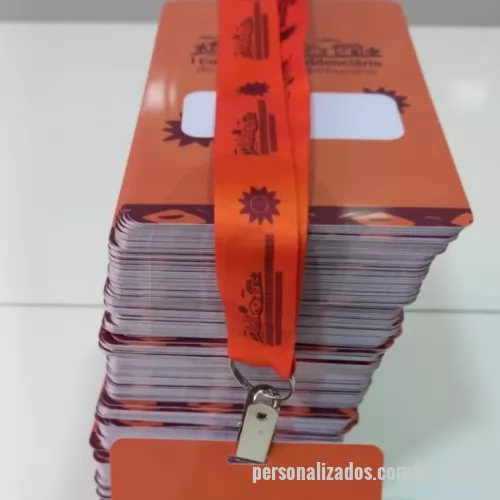Cordão para crachá personalizado - Cordão para crachá em diversas medidas 