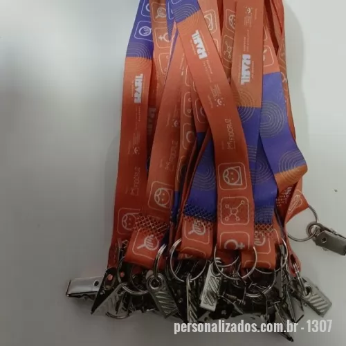 Cordão para crachá personalizado - Cordão para cracha, varias cores e varios tamanhos...