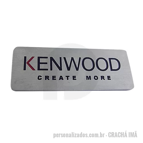 Crachá com fixação por ímã personalizado - CRACHÁ PERSONALIZADOS - QUALQUER TAMANHO E FORMATO - INOX OU LATÃO. FIXAÇÃO COM ALFINETE OU IMÃ. 