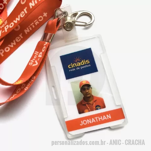 Crachá personalizado - Crachá para empresas, e eventos. Enviamos para todo o Brasil