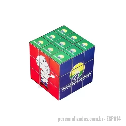 Cubo mágico personalizado - Cubo Mágico adesivado
