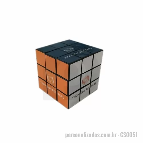 Cubo mágico personalizado - ADESIVADO