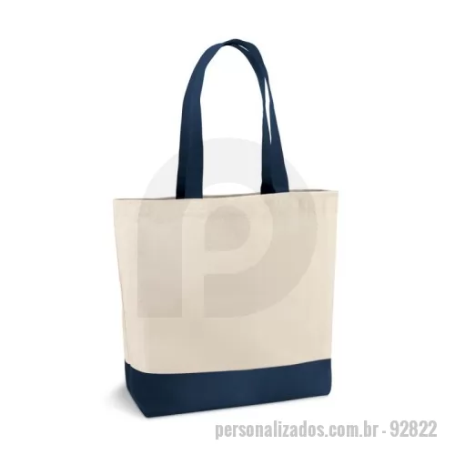 Ecobag personalizado - Sacola Ecológica Ecobag Personalizada 92822 Sacola 100% algodão canvas (280 g/m²) com bolso interior e alças de 65 cm. 460 x 400 x 150 mm  FABRICAMOS A MEDIDA QUE PRECISAR!   PRODUTO VENDIDO COM E SEM PERSONALIZAÇÃO consulte vendedor.  TEMOS MAIS DE 60 MIL OPÇÕES DE BRINDES PERSONALIZADOS CONSULTE-NOS. COMPRE TAMBÉM NO ATACADO EM MAIORES QUANTIDADES COM MELHOR PREÇO.  * PRODUTO SUJEITO À DISPONIBILIDADE DE ESTOQUE * APÓS A SUA COMPRA SOLICITE ORÇAMENTO PARA PERSONALIZAÇÃO E VERIFIQUE O PRAZO DE ENTREGA. * COMPRE TAMBÉM PRODUTOS JÁ PERSONALIZADOS! * TRABALHAMOS COM SILK - LASER - TAMPOGRAFIA - ULTRA VIOLETA - TRANSFER - SUBLIMAÇÃO - DECALQUE E RELEVO. * PRODUTOS PERSONALIZADOS PERDEM A GARANTIA DE TROCA  TENDO A NECESSIDADE DE PERSONALIZAÇÃO ENVIAR O LOGO NO MESMO DIA DA COMPRA PARA NÃO HAVER ATRASOS NO SEU PEDIDO!!!  Para quantidades maiores ou menores e cores verificar com o Vendedor.  ATENÇÃO As cores podem sofrer variações de acordo com o tipo, configuração e resolução do seu monito