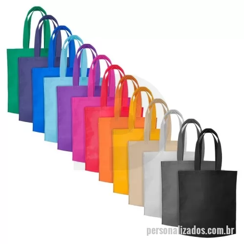 Ecobag personalizado - Sacola de tnt com costura termo selada