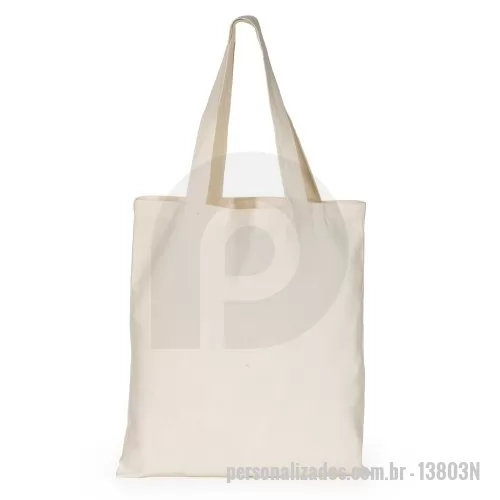 Ecobag personalizado - Sacola de algodão com alças costuradas na parte interna.  Altura: 37,5 cm Largura: 30,5 cm Medidas aproximadas para gravação: (CxL): 30 cm x 30 cm Tamanho: (CxL): Alça 29 cm