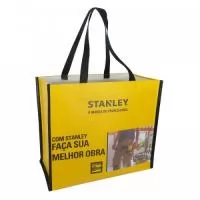 Ecobag em  Ráfia Laminada 120 Gramas -Cromia frente e costa mais lateral