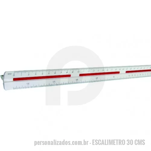 Escalímetro personalizado - Escalimetro 30 cms