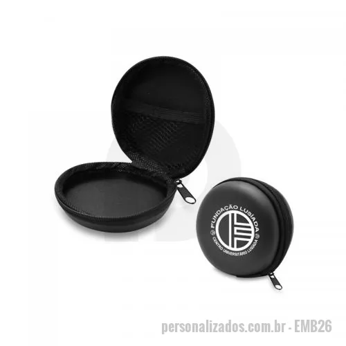 Estojo personalizado - Estojo Redondo Personalizado