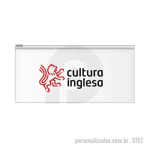 Estojo personalizado - Estojo Zip Zap em PVC Personalizado