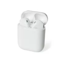 Descrição: Fone de ouvido bluetooth com comandos touch, microfone e case carregador de fechamento magnético. Fones e case com acabamento brilhante, acompanha USB Lightning.