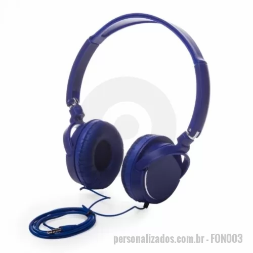 Fone de ouvido personalizado - HEADPHONE ESTÉREO GIRATÓRIO