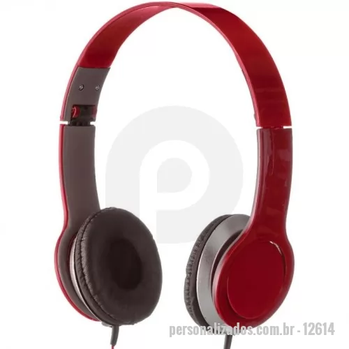 Fone de ouvido personalizado - Fone de ouvido estéreo articulável, protetor em couro sintético com espuma. Headfone de hastes com altura regulável, entrada P2. Compatível com Iphone, Ipad, Ipod, aparelhos de celular,tablets, mp3, mp4 e etc.